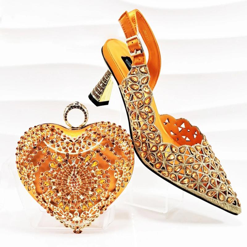 Lastest Italian Ladies Shoes with Matching Bag Set BGQ1-3