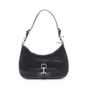 Pre-owned GUCCI Nylon Shoulder Bags Jackie Leather Shoulder Bag