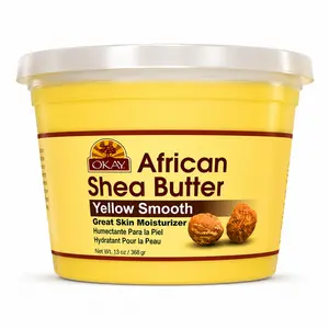 OKAY Pure Naturals African Shea Butter Yellow Smooth - 13 oz / 384 ml Vitamins Nourishing