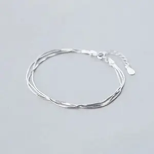 Bracelet multi-layered snake bone bracelet for women Japanese and Korean style fashion simple jewelry temperament niche design jewelry