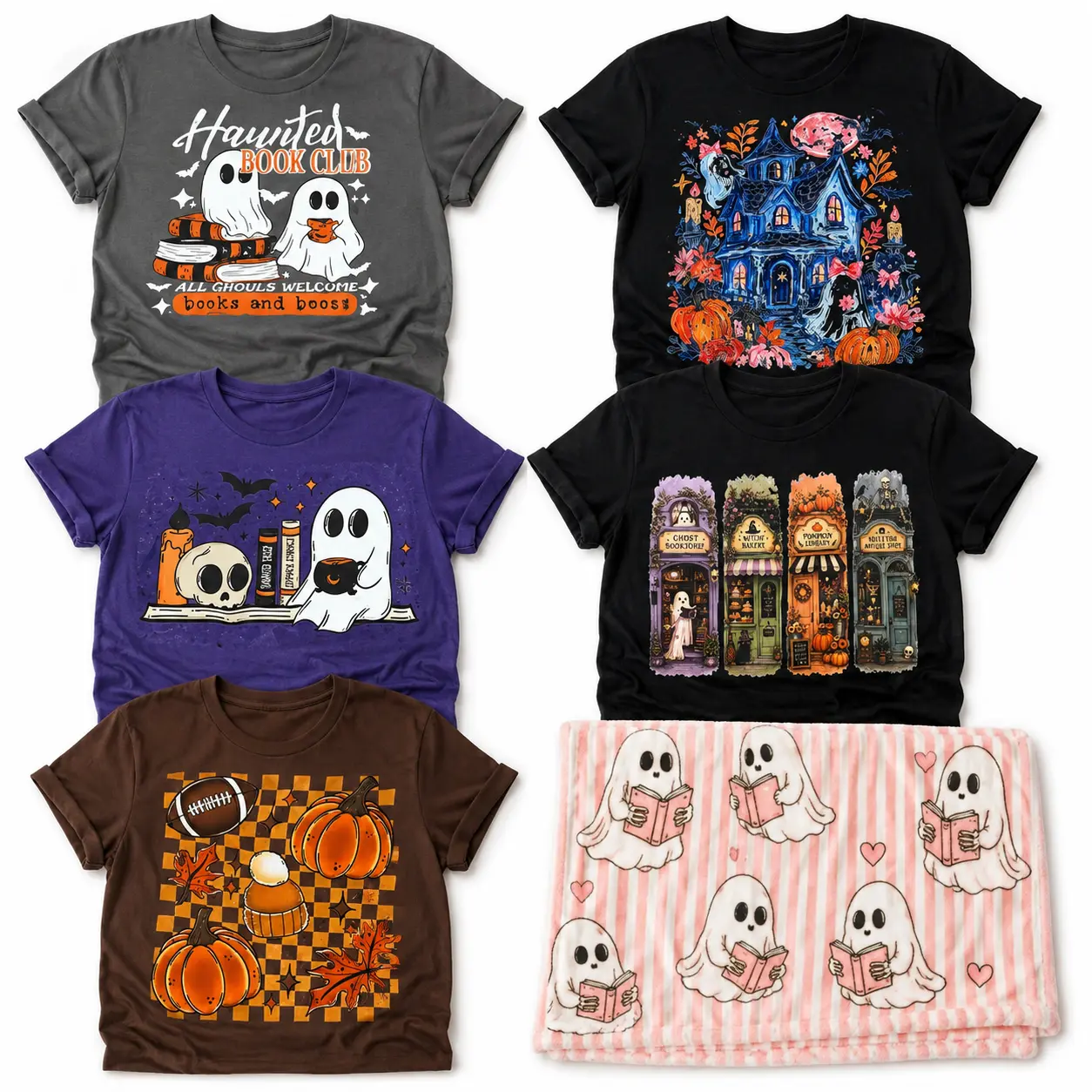 5 shirt bundle - 5 shirts included AND a FREE THROW! Gift Sets Bulk Gift Baskets T-Shirt