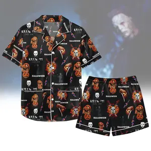 Michael Myers Halloween Pajamas Set: Boogeyman Women s Horror Movie Fan Gift