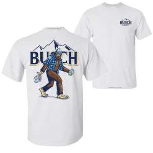 Bigfoot Bush Light T-Shirt Hoodie, 2 Sided Graphic Printed Unisex Classic Comfort Cotton T-Shirts in all Sizes all Colors for Men for Women