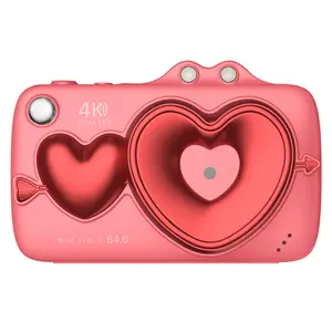 64MP 4K Video Point & Shoot Digital Camera, WiFi Enabled, 2.8-inch HD Display, Dual Lens, Flip Screen for Vlogs, 256GB Storage, Available Camera Digitalc