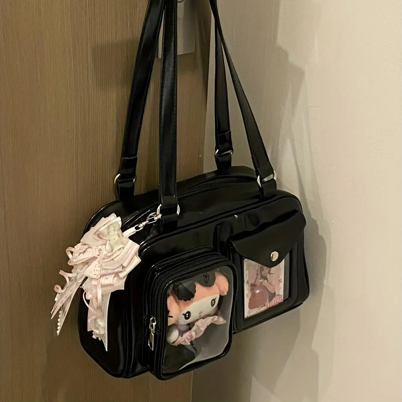Cute Anime Crossbody Bag for Women, Large Capacity Purse for School, Cosplay & Daily Use. Durable & Trendy! Shop Now!