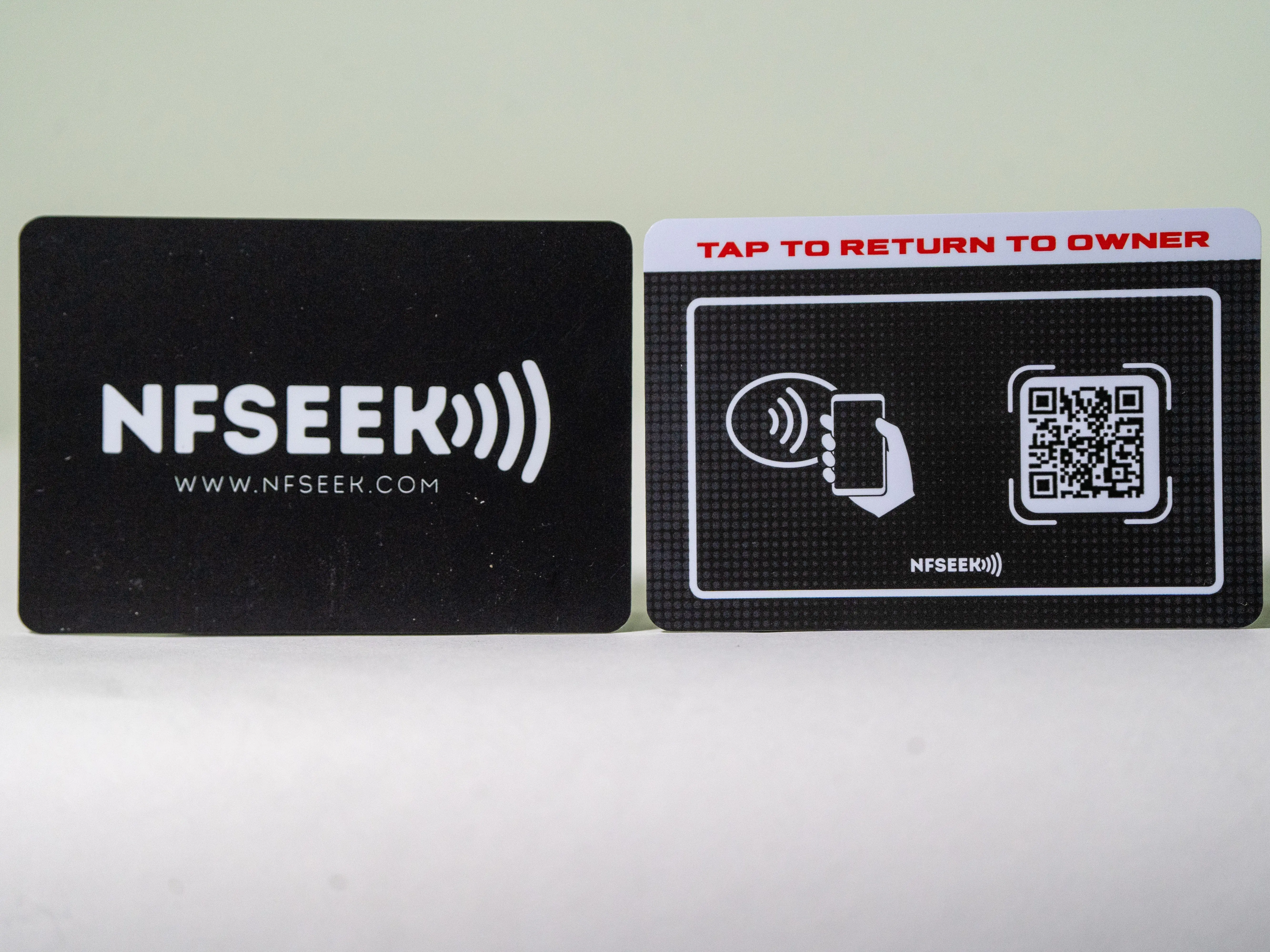 NFSeek Retrieve - NFC Wallet ID Card for Easy Return When Misplaced or Lost with Tap to Return to Owner Feature