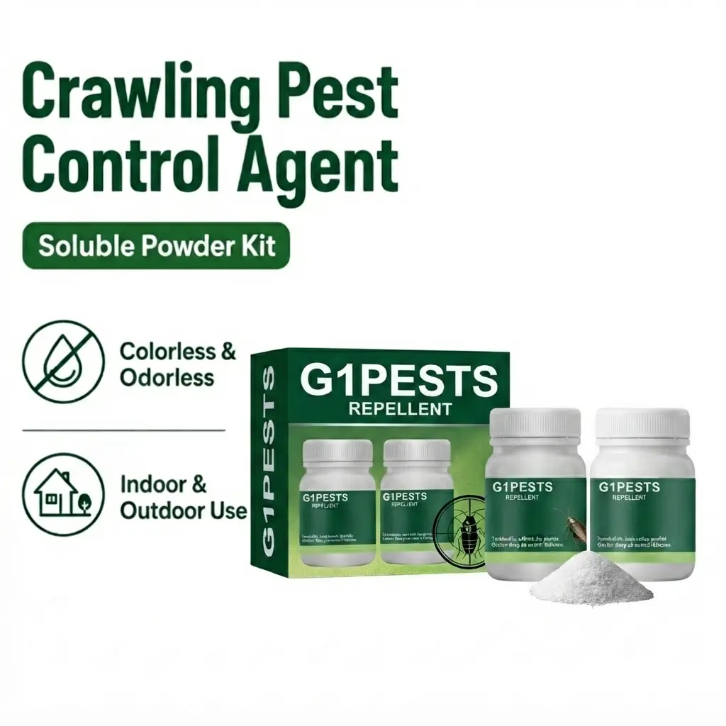 Pest Control Agent – Repels 40+ Pests (Roaches, Ants, Spiders, Bed Bugs), Pet Safe When Used as Directed, Indoor & Outdoor Use, Mixes to 1 Gallon