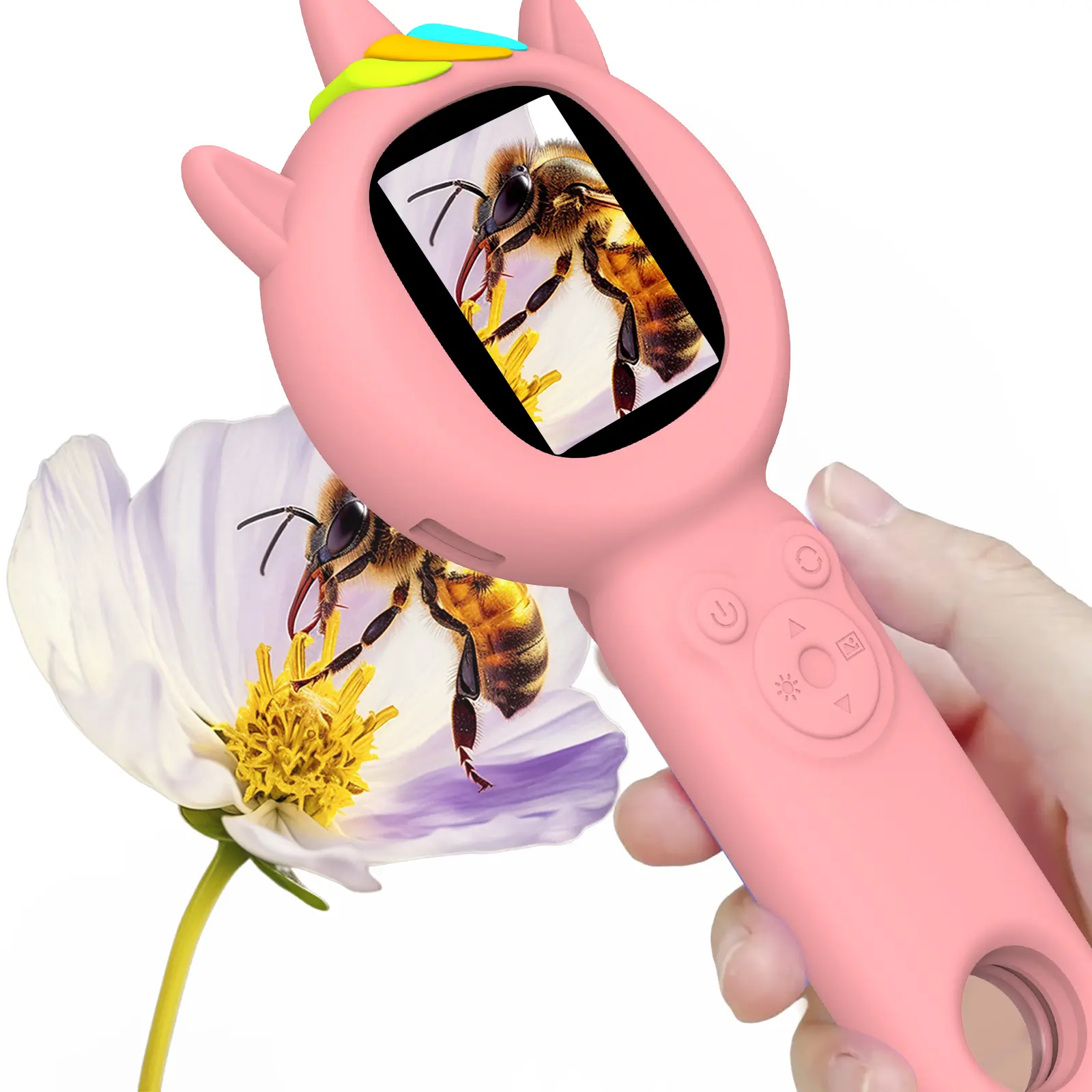 Kids Microscope Toys,kids camera toys, Mini Pocket Handheld Microscope For Science Kits Perfect As A Christmas Or Birthday Gift For Boys And Girls