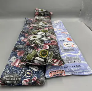 Handmade 18" x 5" Heating Corn Bag / Cooling Corn Bag "Travel & Military Collection"