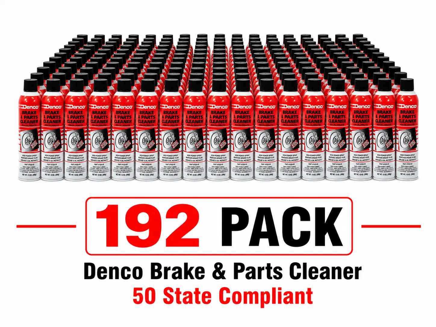 #1930-50 Denco Brake & Parts Cleaner - 13 OZ Cans - 192 Pack