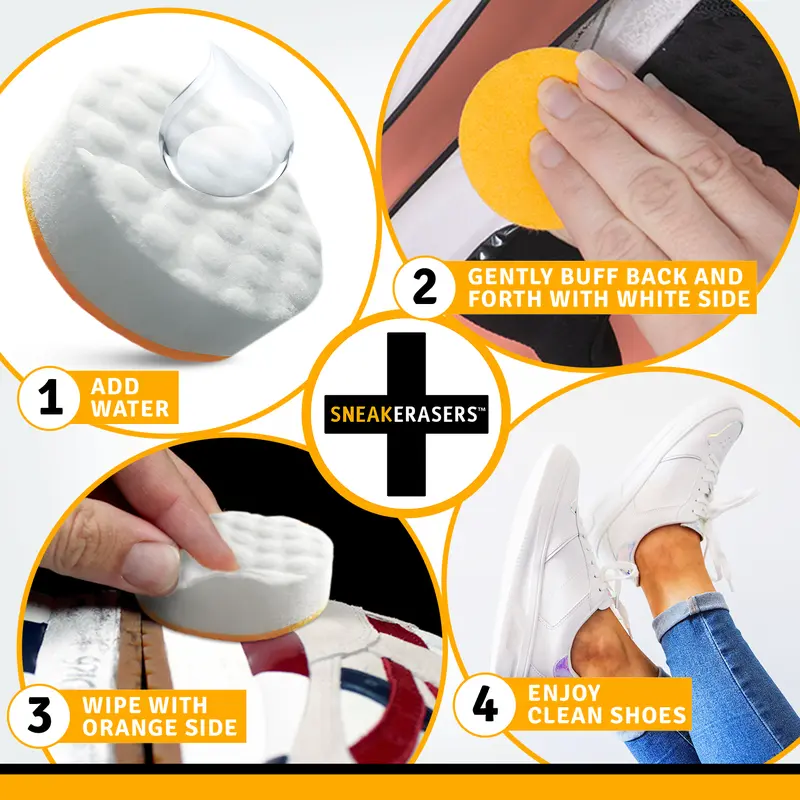 SneakERASERS️ Instant Shoe Cleaner: 10 Pack 3