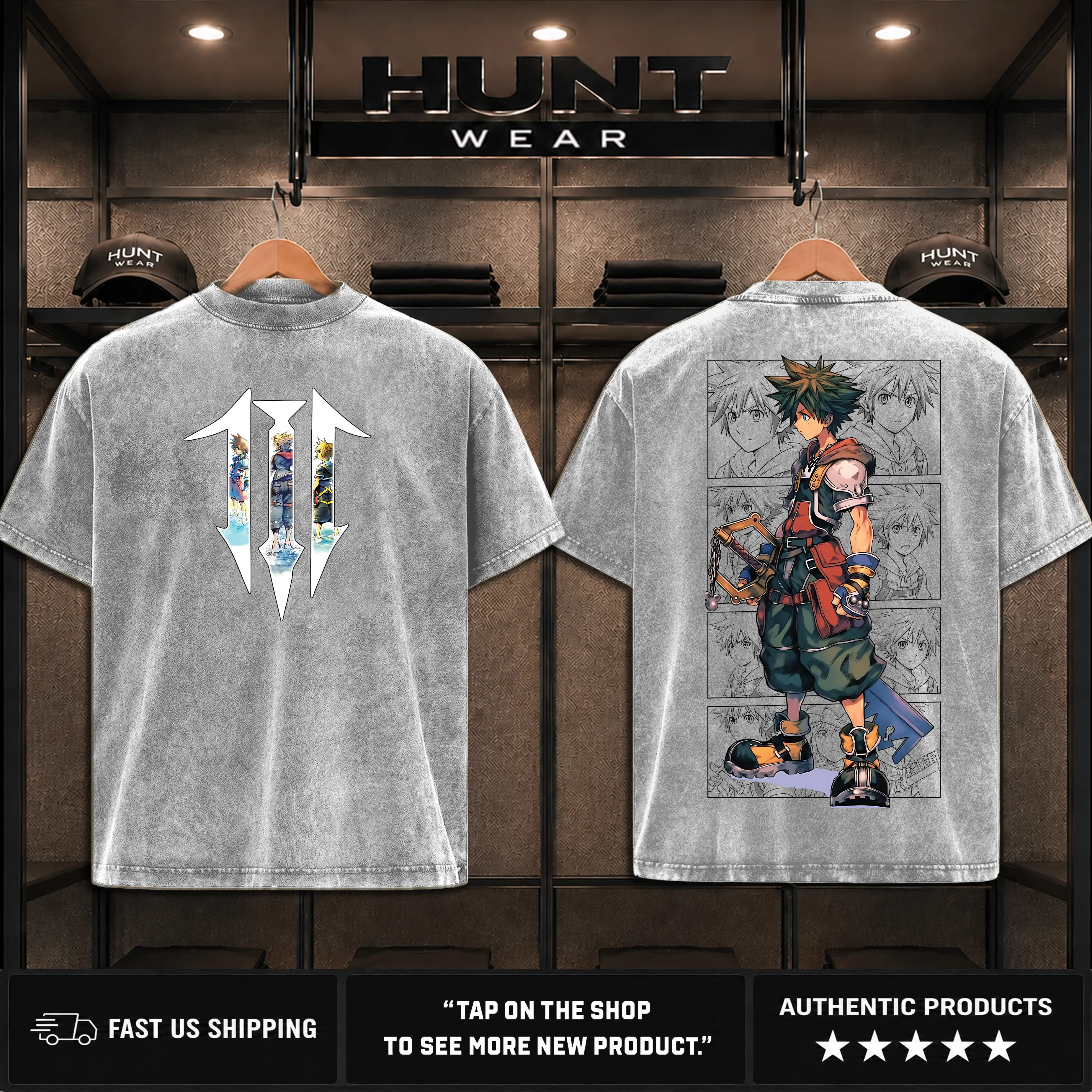 KINGDOM HEARTS SORA v2 Tshirt Unisex graphic tee 90s Fabric Fit Clothes Top Cotton, Menswear Top Black Casual Crewneck Shortsleeve Clothes Soft