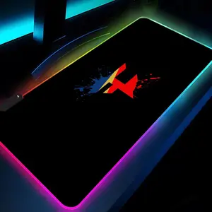 CS2 FAZE CLAN Mouse Pad Rgb Xxl Laptop Mat Gaming Mousepad Backlit Keyboard Gamer Girl Table Pads Desk