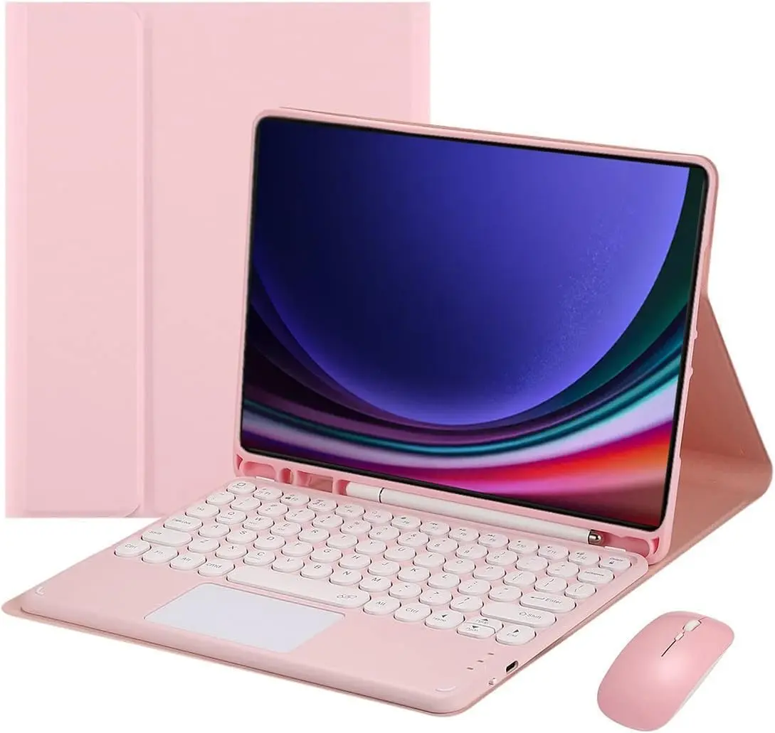 Magnetic Bluetooth Keyboard and Mouse for iPad - Tablet Accessory with Stable Powerful Cordless Connection & Magnetic Design Convenience, Accessories