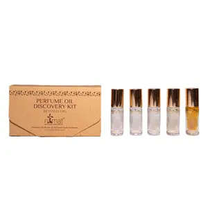 Nemat Bestsellers Perfume Oil Discovery Kit — Includes Vanilla Musk and Amber, 5 Rollerball  Travel Friendly Bottles