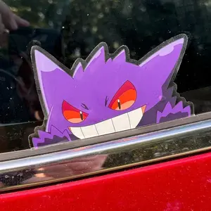 Gengar Peeker Sticker | Vinyl waterproof sticker | Gift for Game lovers