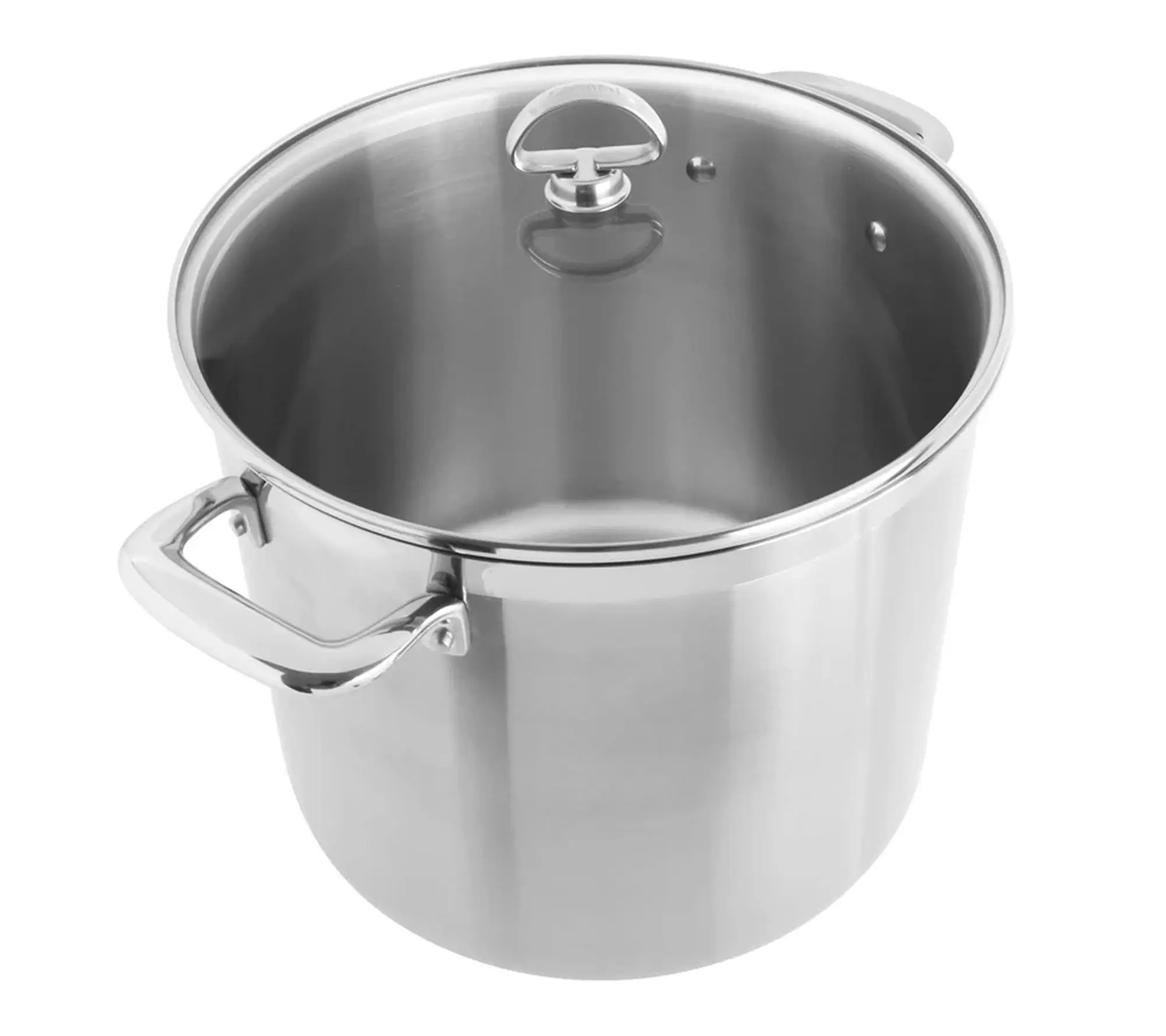 Chantal Induction 21 Steel Stockpot with GlassLid, 12 Quart Chantal Induction 21 Steel Stockpot with GlassLid, 12 Quart