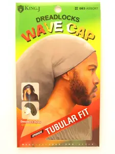 KING J  DreadLocks Wave Cap Tubular Fit