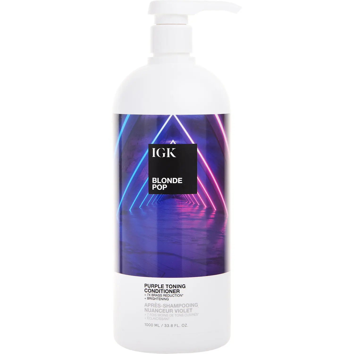 Igk By Igk Blonde Pop Purple Toning Conditioner For Women Igk By Igk Blonde Pop Purple Toning Conditioner For Women