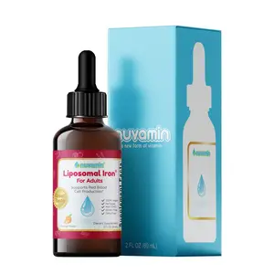 Liquid Liposomal Iron Drops for Women, Men, Adults, Pregnant, & Lactating. 2Fl.Oz,18mg of Elemental Iron, 60 Daily Servings. Natural – High Absorption – No Metallic Aftertaste, Orange Flavor