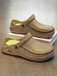 Women's Industry-Specific Shoes, Lightweight Comfortable Mules, Cushioned Sole, All-Terrain Grip, Easy Clean Shoes, Suitable for Nurses