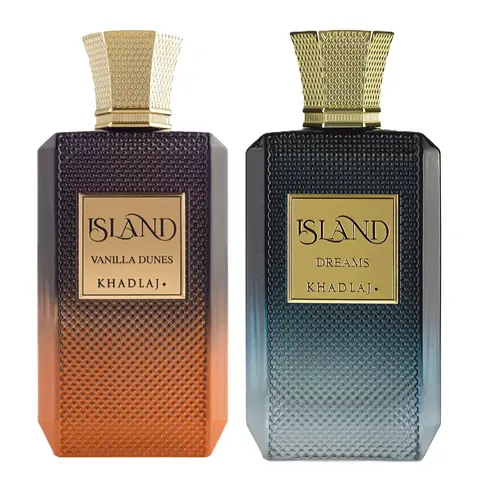 Khadlaj  2 Piece Extrait de Parfum Bundle for Unisex (3.4 Ounce, Khadlaj Island Vanilla Dunes & 3.4 Ounce, Khadlaj Island Dreams)