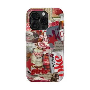 Diet Coke Phone Case, Diet Coke Coquette Phone Case, Diet Coke Gifts, Phone Cases Phone Cover