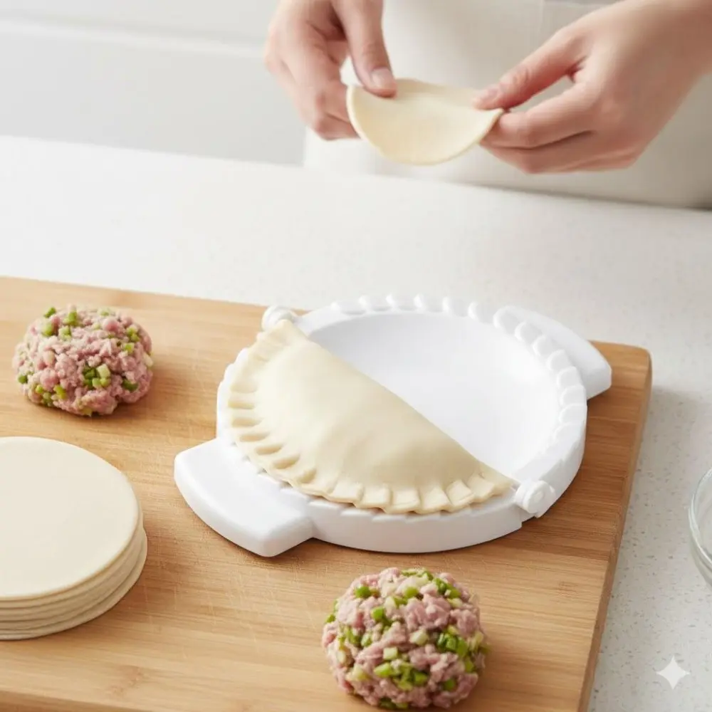 Foldable Non-Stick Dumpling Press: Multi-Function Ravioli Maker with Precise sealing Edge, Durable for Handmade Pasta, Commercial Kitchen Use, Kitchen Utensils Tools