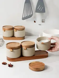 Modern Ceramic Seasoning Jar Set