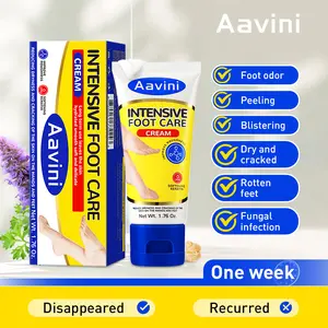 Aavini Intense Foot Cream - Repairs Cracked Skin, Antibacterial and Deodorizing, Removes and Softens Calluses, For All Skin Types, Moisturizing Foot Lotion