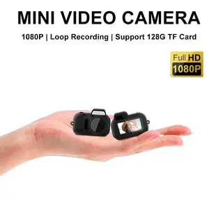Mini Screen Indoor Outdoor Sports Camera, HD 1080P Portable Retro Ultra-Small Video Recorder, Supports TF Card, Compact Design