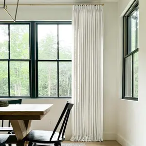 Pinch Pleated Rust Brown Faux Linen sheer Curtains, 350g Heavy Textured Lined Light Filtering Drapes, Privacy-Protecting Energy-Saving Panels for Living Room, Bedroom 2 Panel home deco Curtain Panels