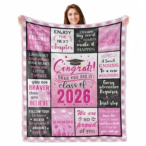 Graduation Gifts Flannel Blankets , 2026 Graduation Gifts For Her/Women, Gifts For College Students, Best Gifts For High School Blanket