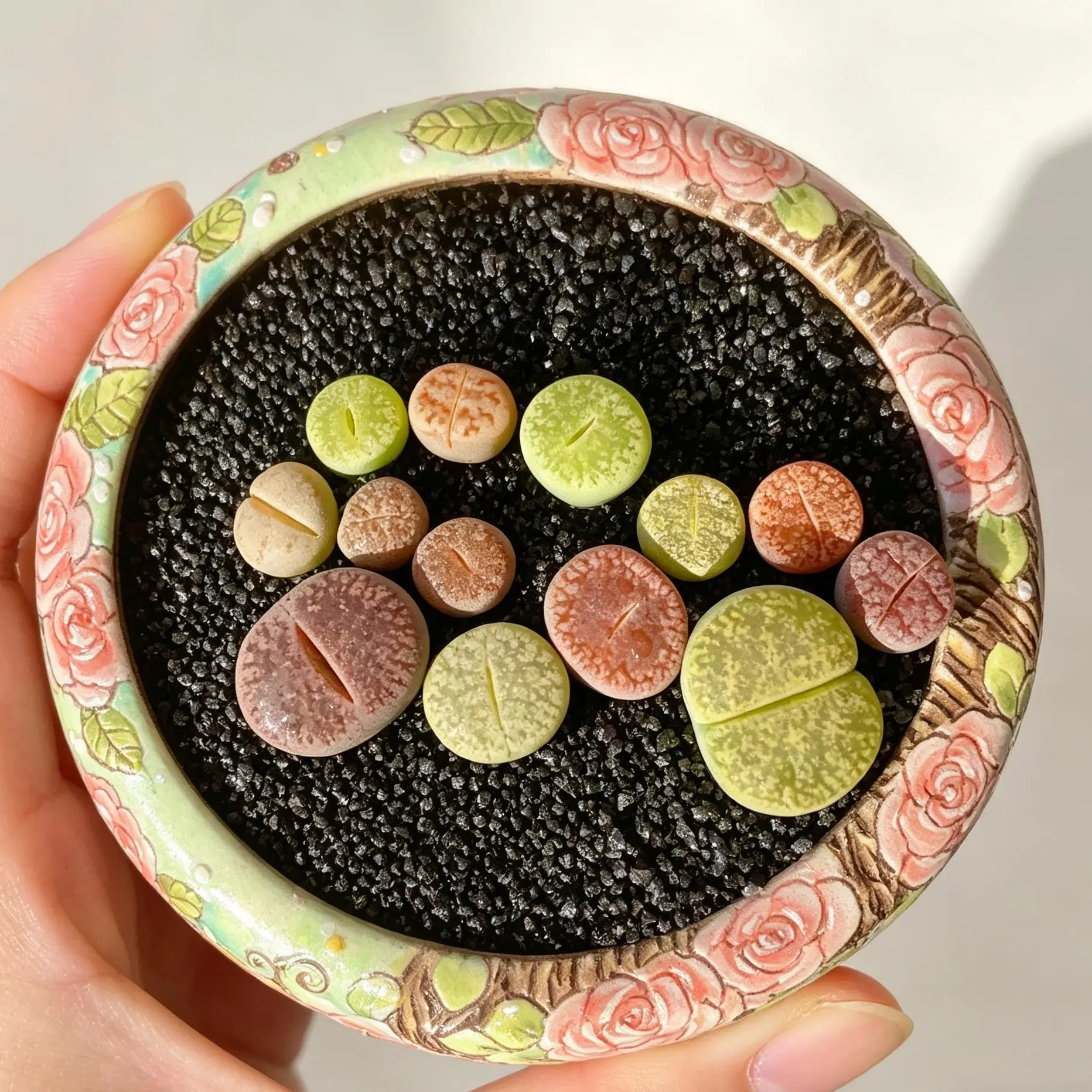 Large Lithops Random 30PC – Assorted Living Stones Succulents, Easy Care Live Plants, Bare Root Shipping, Indoor Decor, Beginner Friendly