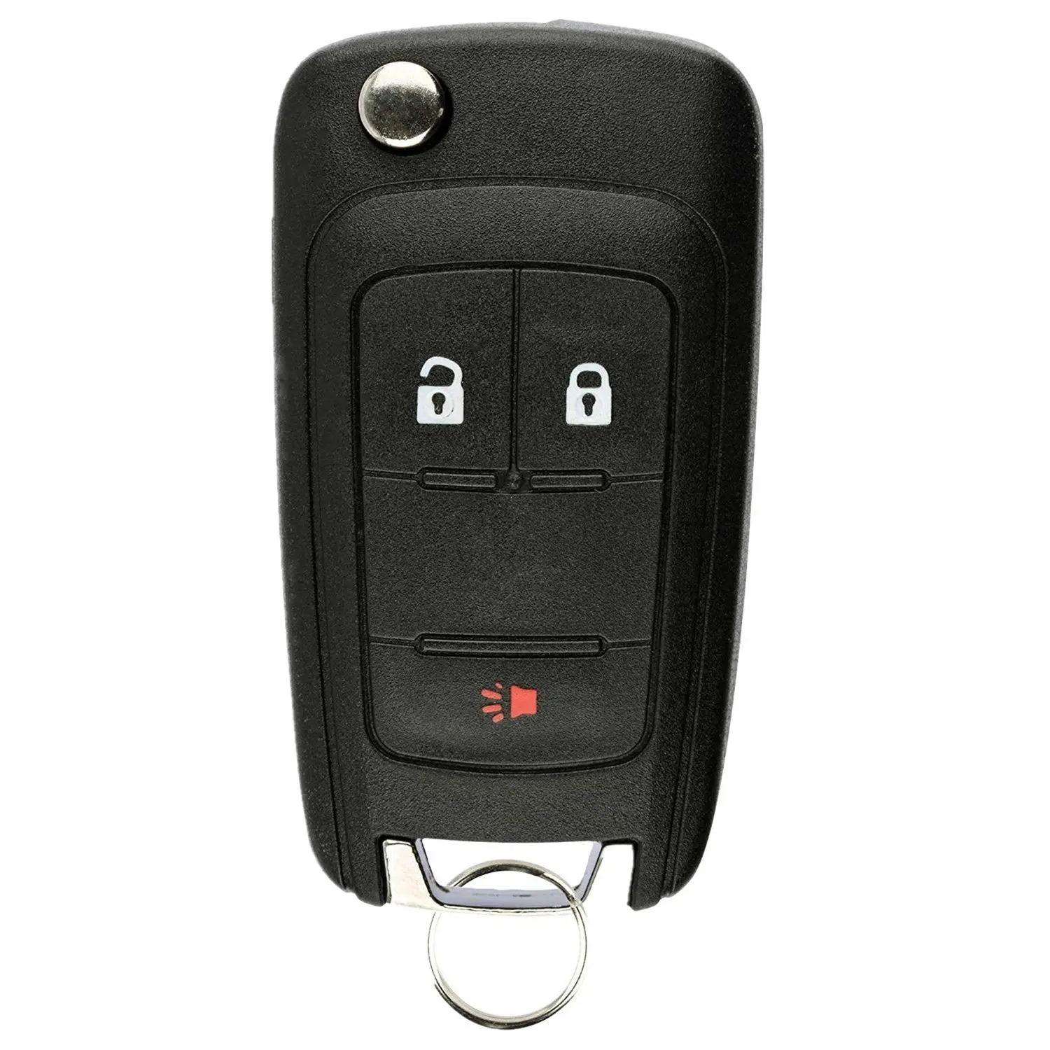 Keyless Remote Fob Key Shell Case with Car Key Holder - Replacement for Chevrolet Equinox, Orlando, GMC Terrain, OHT-01060512, 5461A-01060512, Key Fob Protector