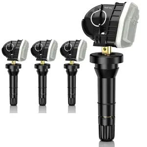 4PCS Pre-programmed TPMS Sensor Tire Pressure Monitoring Sensor - Compatible with Ford, Lincoln Models - Bronco, Edge, F-150, Mustang, Ranger, Mark LT, MKC, MKZ, Nautilus, Navigator - 315MHz