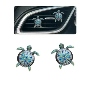 Cute Turtle Air Freshener Car Vent Clip, Ocean Beach Accessories, Interior Decoration for Women, Car Air Freshener, Cute Design, Car Accessory, Car Fragrance