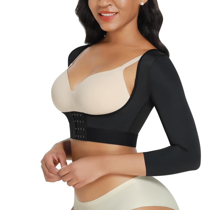 FeelinGirl Upper Arm Shaper for Women Post Surgery Slimming Compression Sleeves Arm Lipo Compression Garments Bras Women