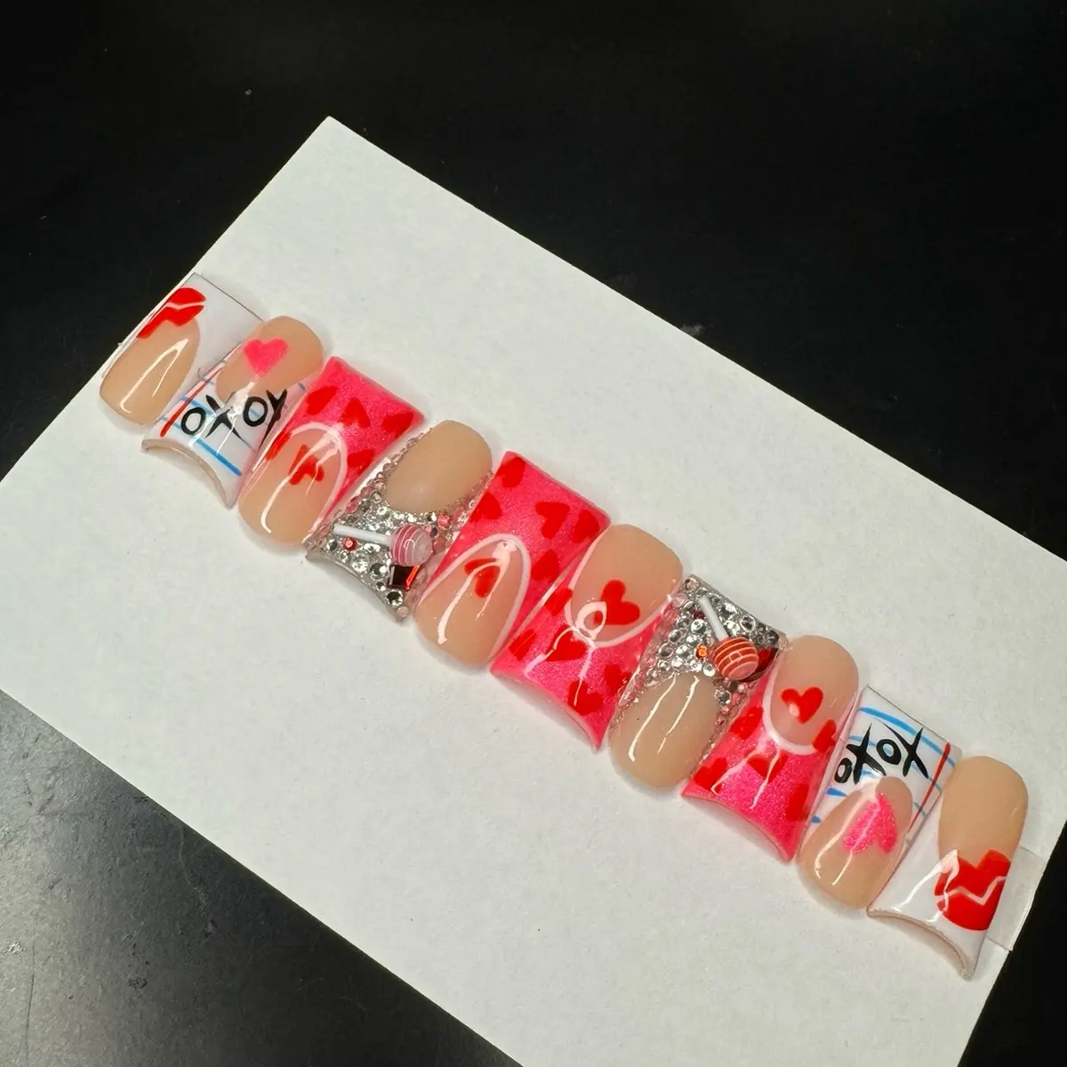 Blue Majesty Press On Nails