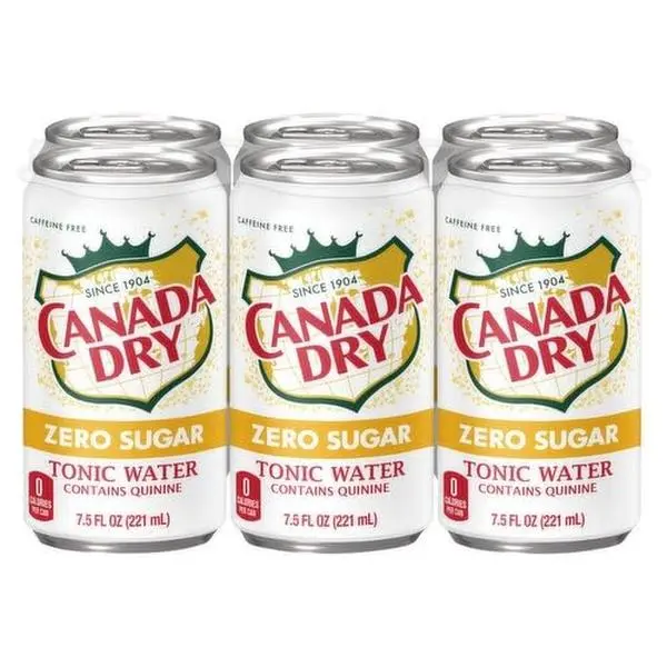 Canada Dry, Tonic Water, Zero Sugar, 24 Pack, 7.5 Ounce