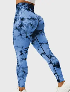 Yoga wear Scrunch Butt Lift Leggings for Women Workout Yoga Pants Ruched Booty High Waist Seamless Leggings Compression Tights