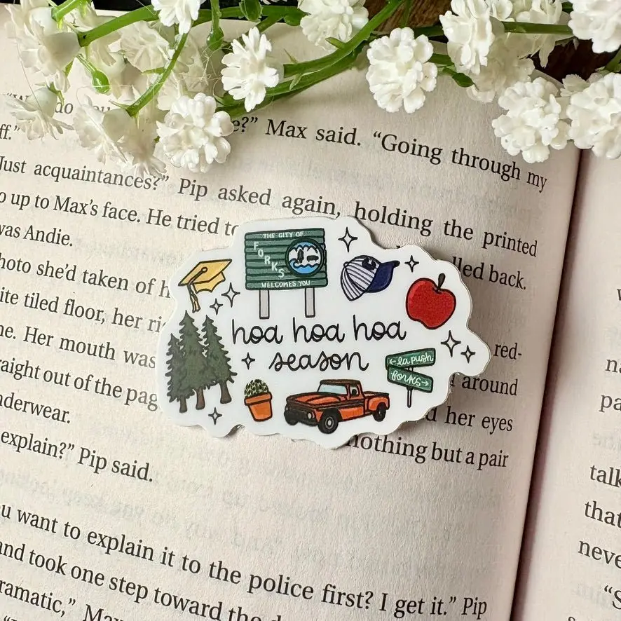 Hoa Hoa Hoa Season Symbols 2 inch Matte Sticker Diy Decal Film Handcraft