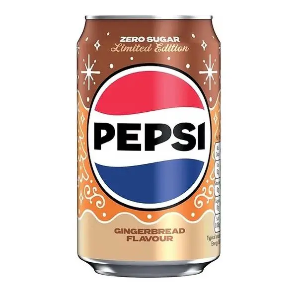 Pepsi Gingerbread Zero Sugar Limited Edition Flavour Drink Pepsi Gingerbread Zero Sugar Limited Edition Flavour Drink