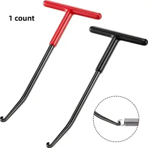 T-Shaped Spring Hook for Motorcycle Brake Spring Removal, Durable Clutch Spring and Exhaust Spring Tool, Essential Motorcycle Repair Tool, Hardware Tools