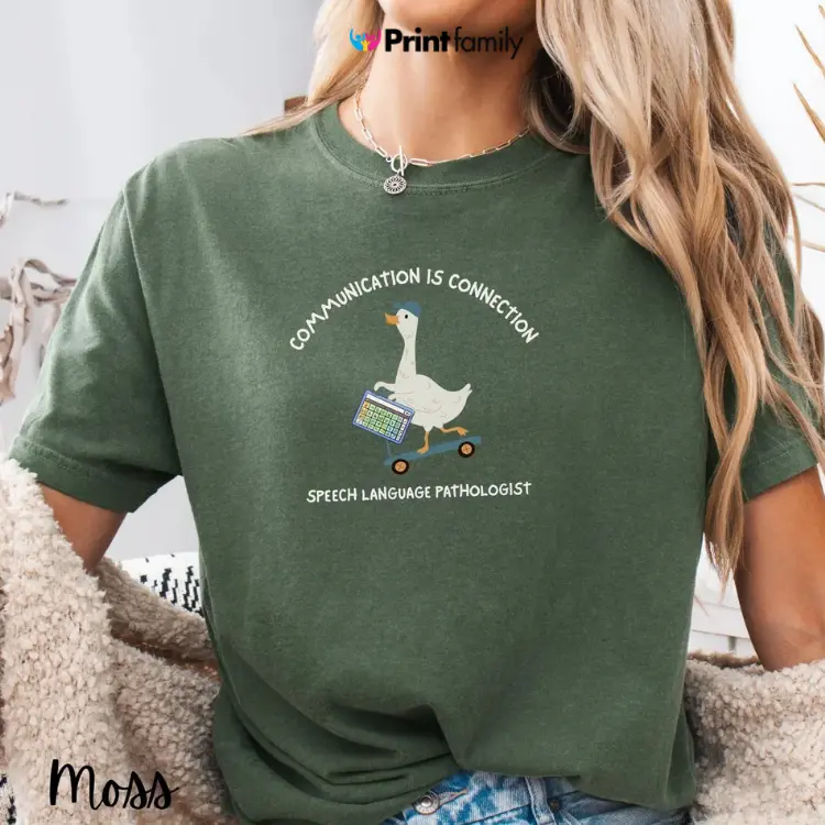 Speech Therapy Shirt, Speech Therapist T-Shirt, Speech Pathology, Slp Graduation Gift, Comfort Colors Teacher Appreciation - Printfamily