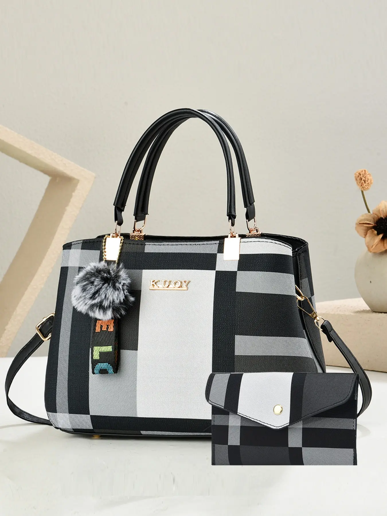 Classic Large Capacity High-End Casual Handbag, Stylish and Elegant Design, Perfect for Daily Use, Fashionable Shoulder Bag, Handbag Set