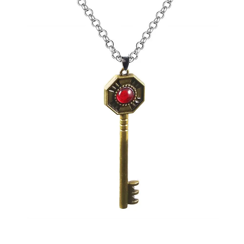 Anime JoJo's Bizarre Adventure Steel Ball Run Chain-Link Necklace, Gyro Julius Caesar Zeppeli Cosplay Ball Pendant Jewelry for Anime Fans, Anime Jojos