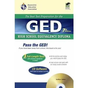 USED-GED w/ CD-ROM (REA) - The Best Test Prep for the GED: 7th Edition by S. Cameron (Paperback)