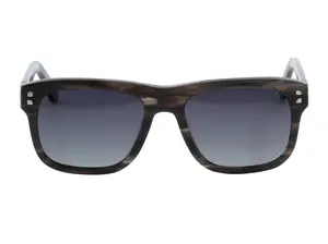 Palmetto Style Polarized Rectangular Acetate Sunglasses Unisex with Gradient Lenses Trendy Frame for Casual Wear