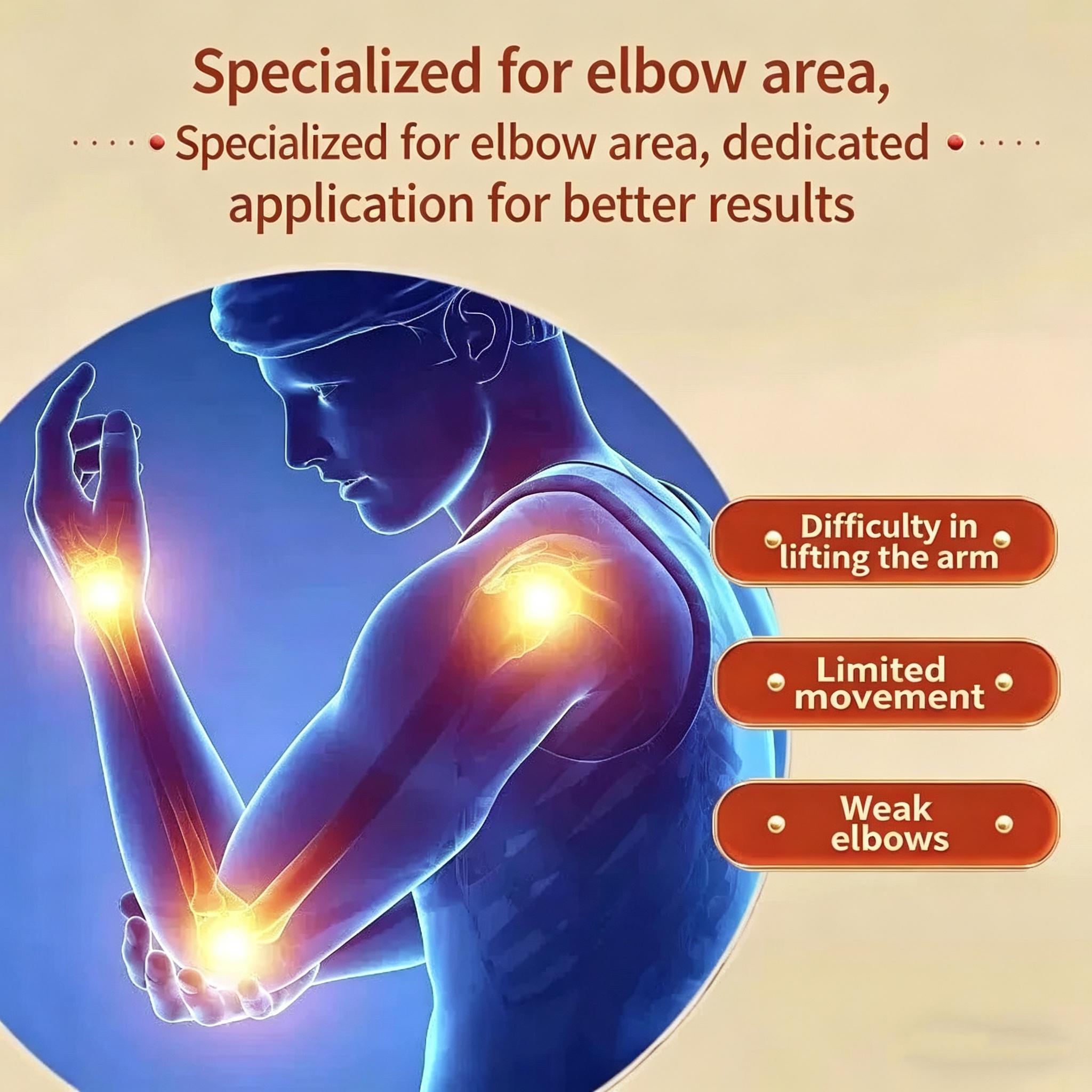 Tennis Elbow Pain Relief Plaster For relief of inner/outer elbow pain, lateral epicondylitis, arm muscle pain, exertional soreness, and weakness when wringing towels.Usable all over the body.